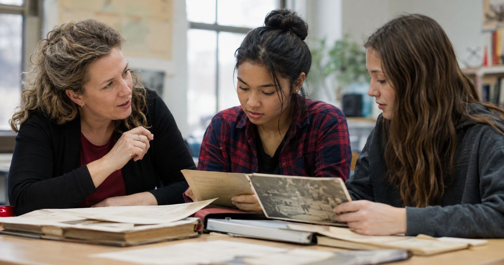 AI-directed imagery: students researching