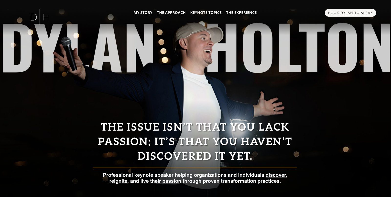 Dylan Holton speaker website