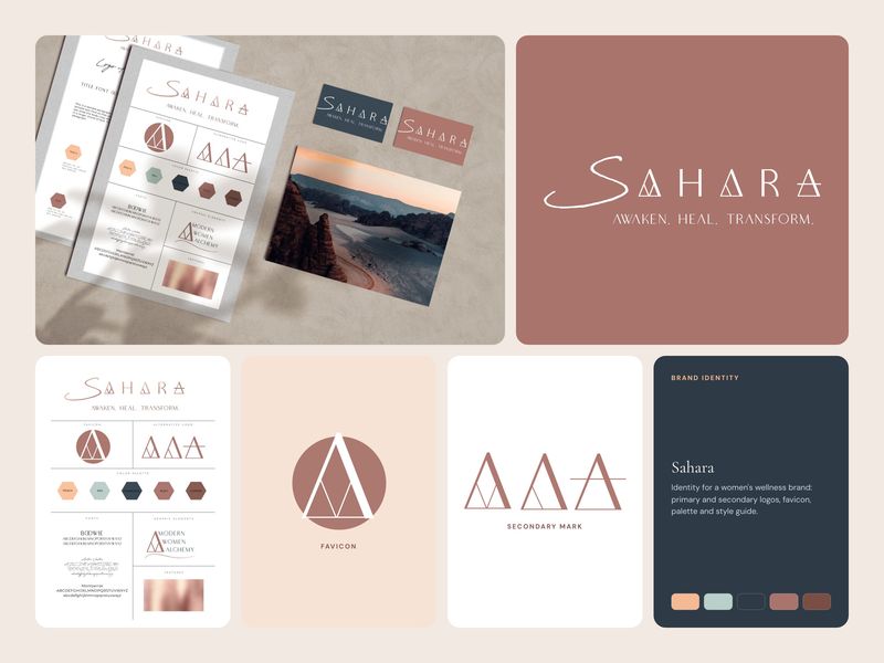 Sahara brand design